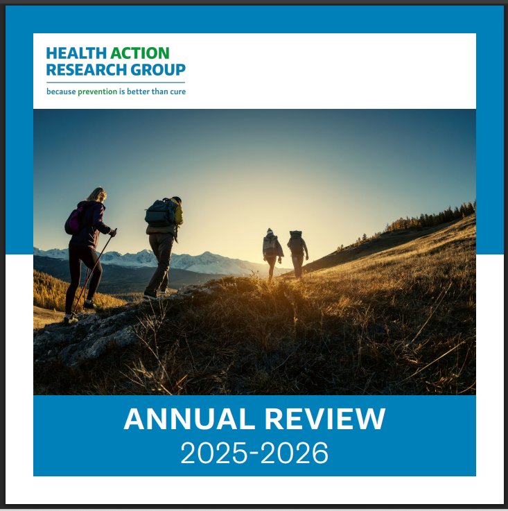 The cover of our 2025-2026 Annual Review